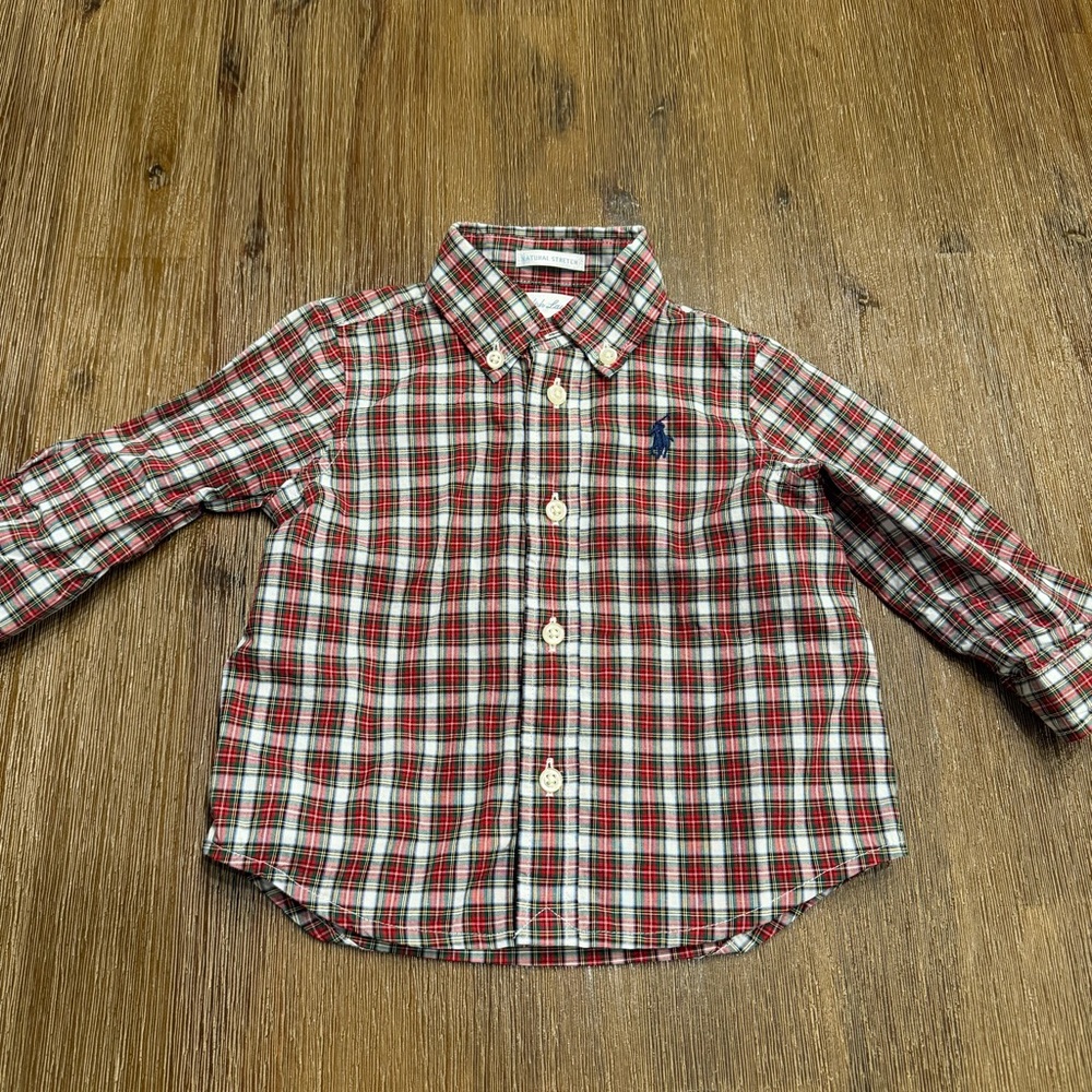 3/27$ Ralph Lauren Baby Button-Down Shirt size 6 months